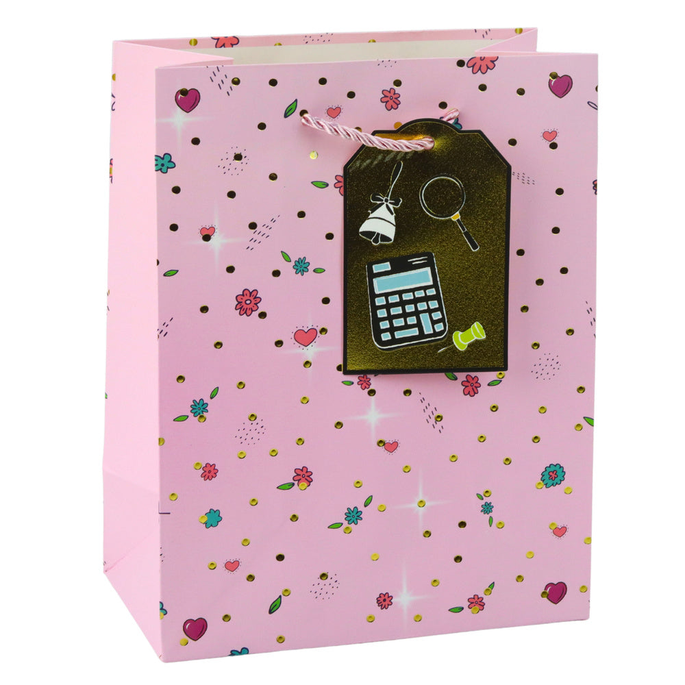 Saco de Presente Professor 23x18x10,5cm (1 unidade, sortido)