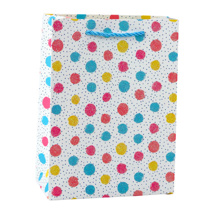 Saco de Presente Corações Estrelas e Riscas 23x18x10,5cm (1 unidade, sortido)