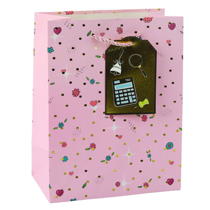 Saco de Presente Professor 32x26x12cm (1 unidade, sortido)