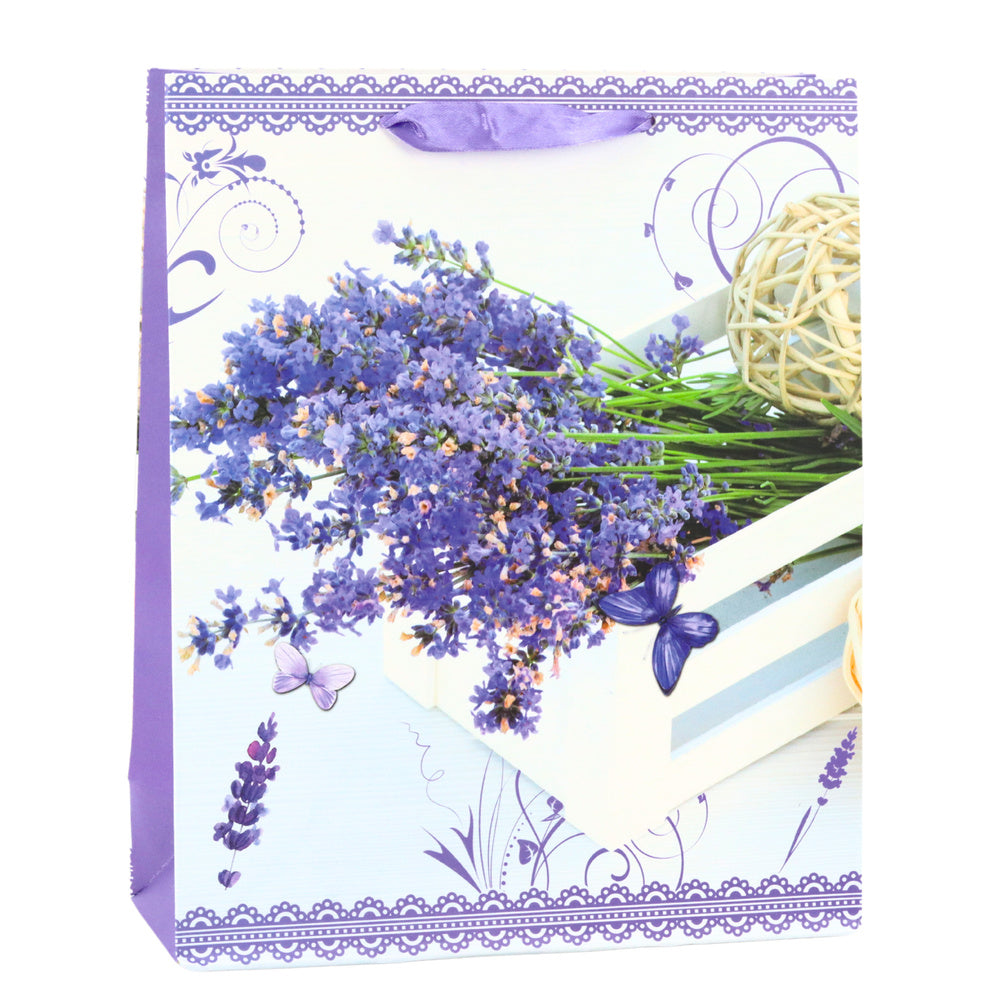 Saco de Presente Lavanda 32x26x12cm (1 unidade, sortido)