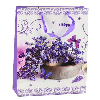 Saco de Presente Lavanda 32x26x12cm (1 unidade, sortido)