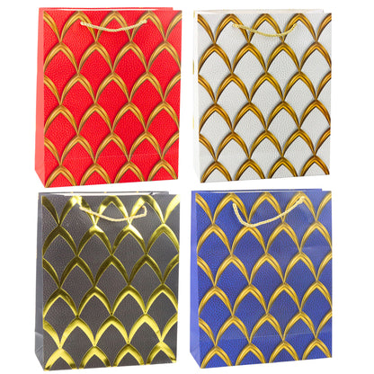 Saco de Presente Decorações Douradas 32x26x12cm  (1 unidade, sortido)