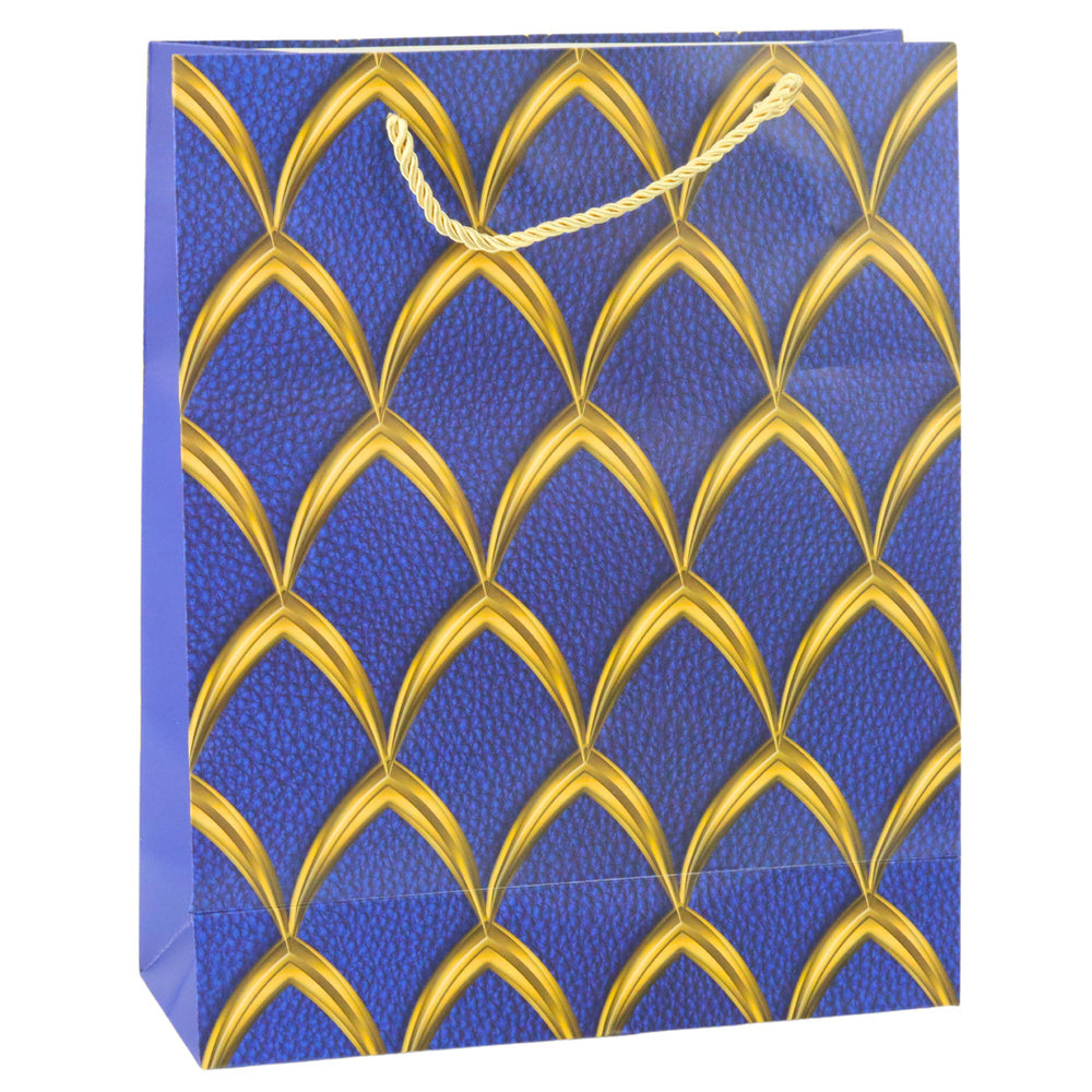 Saco de Presente Decorações Douradas 32x26x12cm  (1 unidade, sortido)