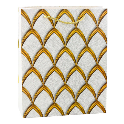 Saco de Presente Decorações Douradas 32x26x12cm  (1 unidade, sortido)