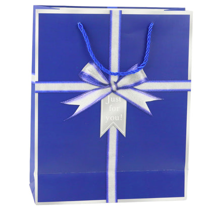Saco de Presente Just For You com Laço 32x26x12cm (1 unidade, sortido)