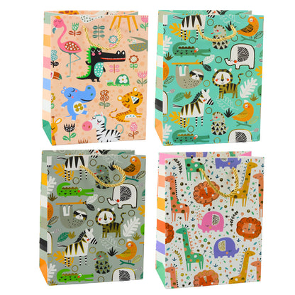 Saco de Presente Animais Safari 23x18x10,5cm (1 unidade, sortido)
