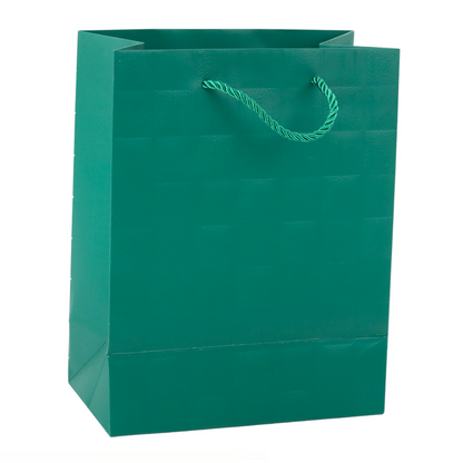 Saco de Presente Quadrados Elegantes em Relevo 23x18x10,5cm (1 unidade, sortido)
