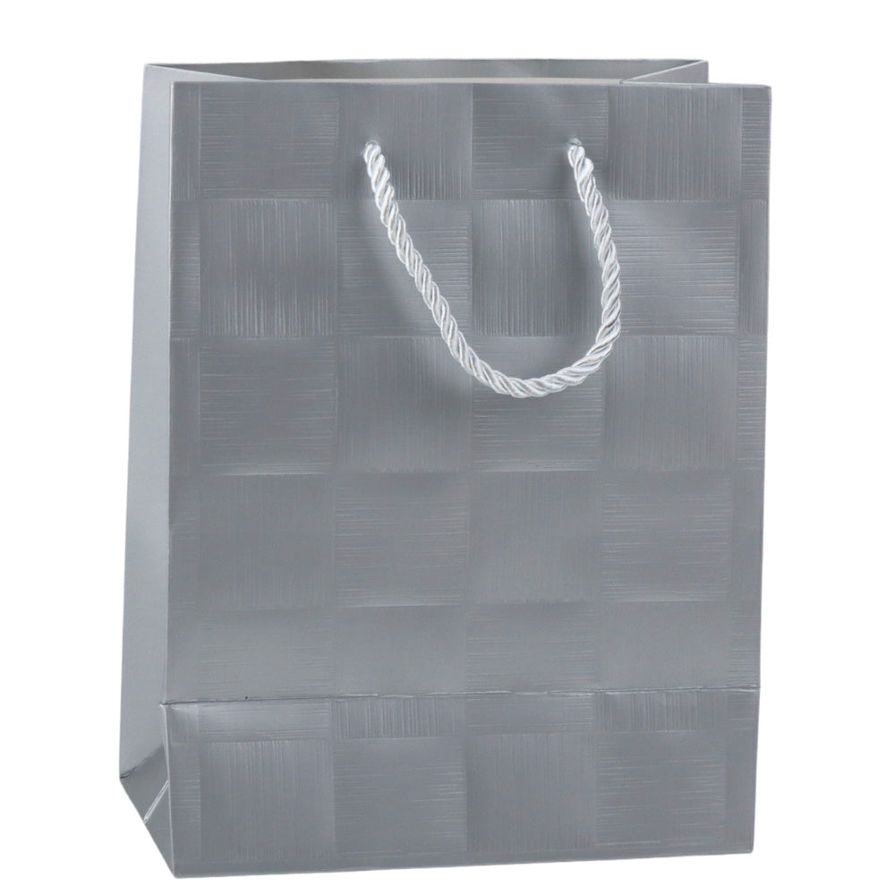Saco de Presente Quadrados Estruturados Elegantes 23x18x10cm (1 unidade, sortido)