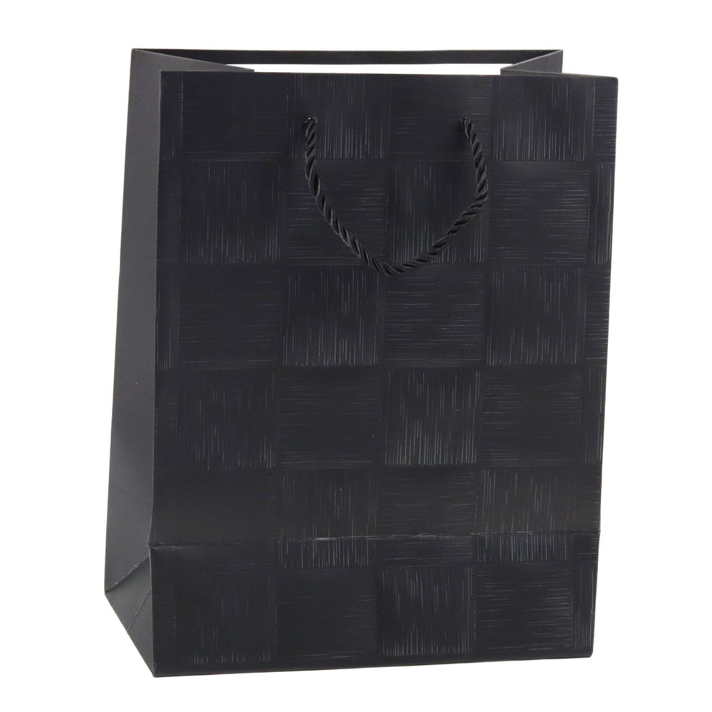 Saco de Presente Quadrados Estruturados Elegantes 23x18x10cm (1 unidade, sortido)
