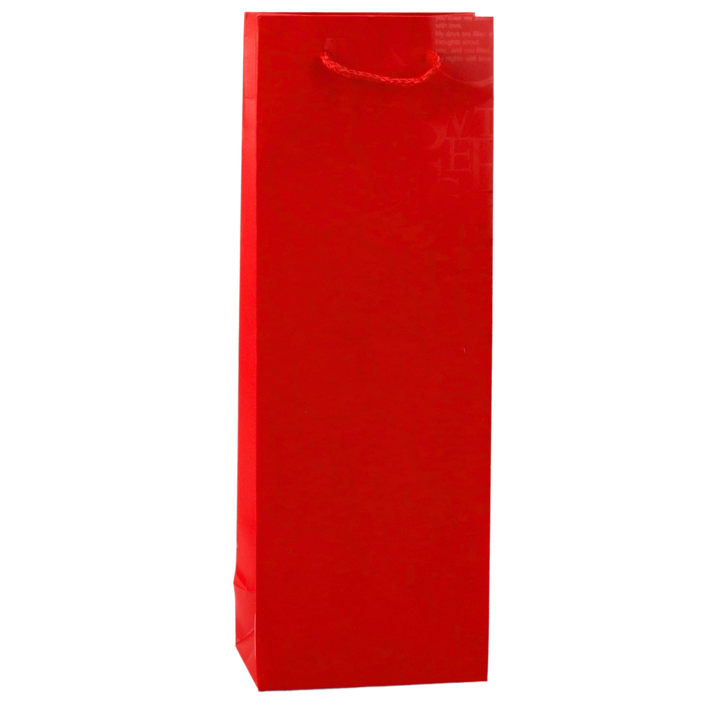 Saco de Presente para Garrafa com Inscrições 35x12x9cm (1 unidade, sortido)