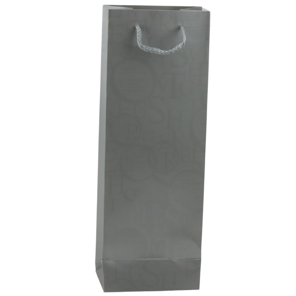 Saco de Presente para Garrafa com Inscrições 35x12x9cm (1 unidade, sortido)