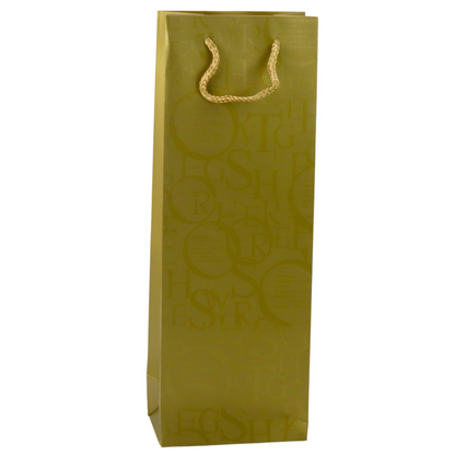 Saco de Presente para Garrafa com Inscrições 35x12x9cm (1 unidade, sortido)