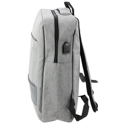 Mochila Business USB Compartimento Central Cinzenta 14L 40cm