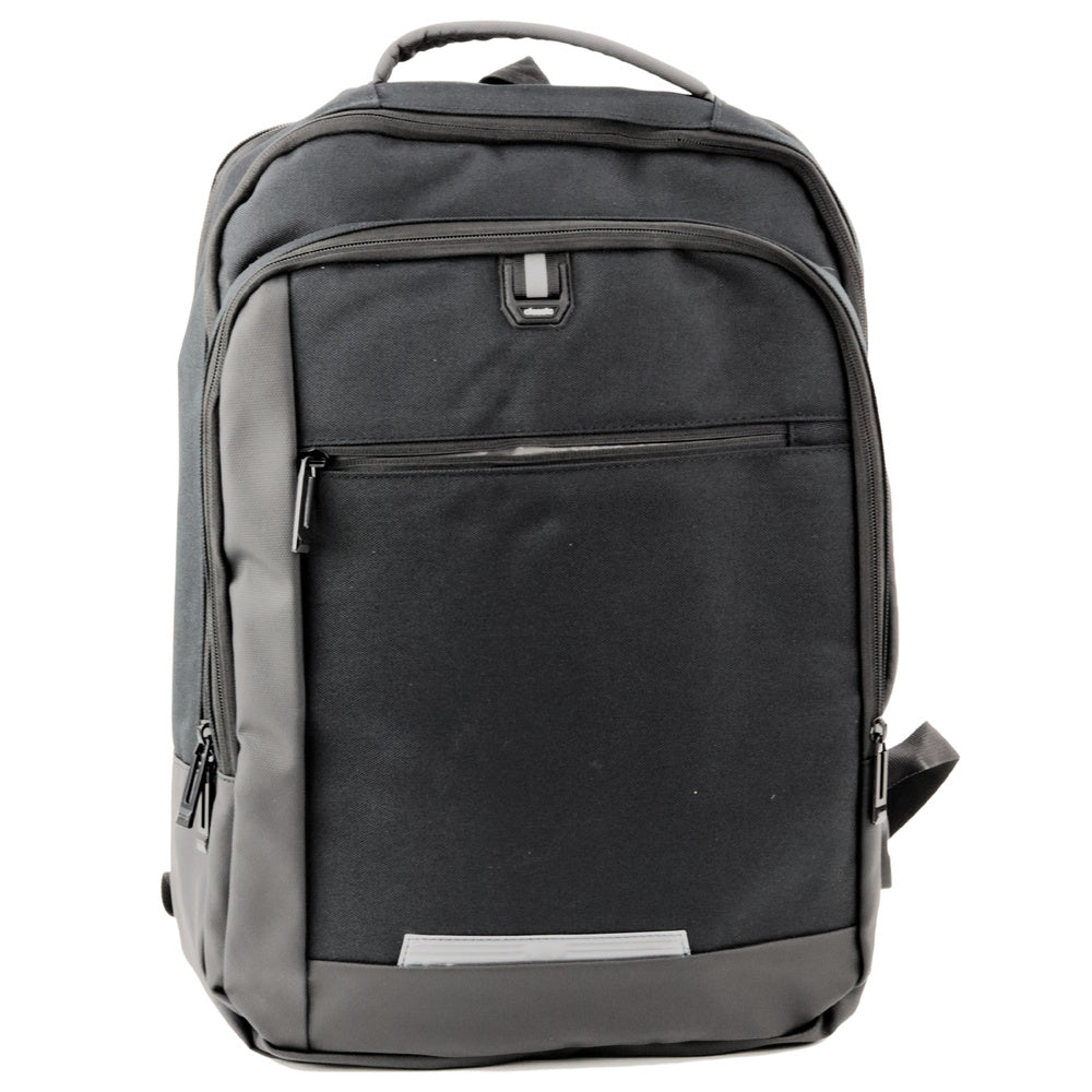 Mochila Business USB para Portátil Expansível Preta 16L 45cm
