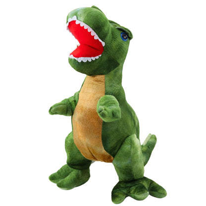 Peluche Dinossauro Pele Texturada Verde 45cm
