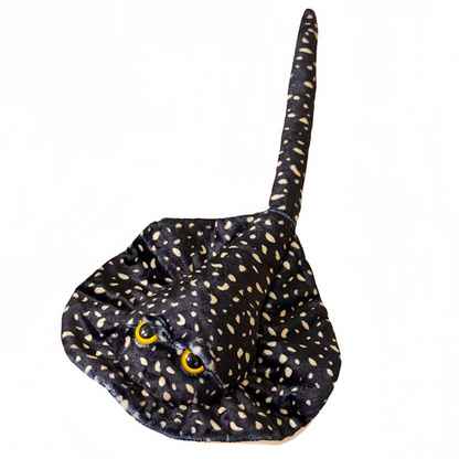 Peluche Raia Preta às Pintas 50cm