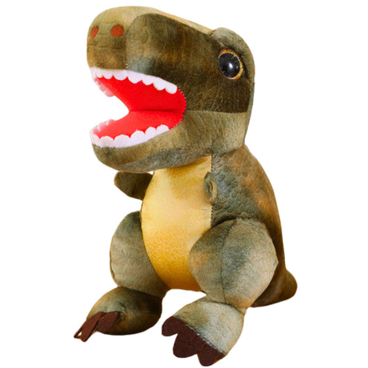 Peluche Dinossauro Pele Texturada Verde 32cm