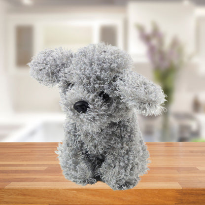 Peluche Caniche Mini Cinzento 20cm