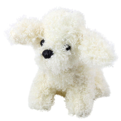 Peluche Caniche Mini Branco 20cm