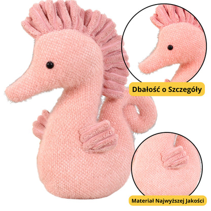 Peluche Cavalo-marinho Rosa 25cm