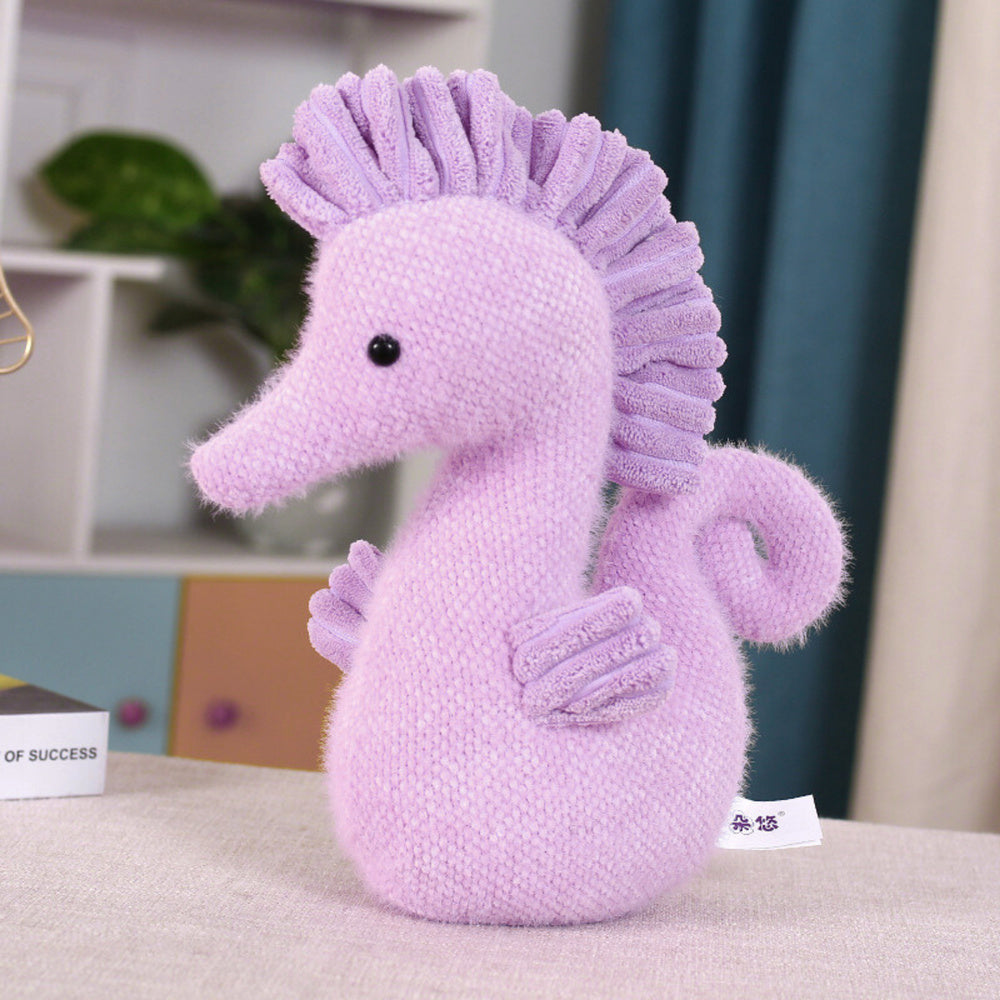 Peluche Cavalo-marinho Roxo 25cm
