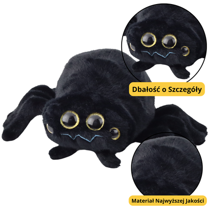 Peluche Aranha Preta 30cm