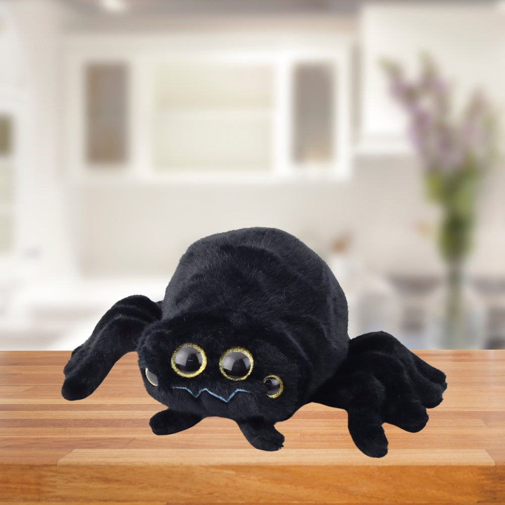 Peluche Aranha Preta 30cm