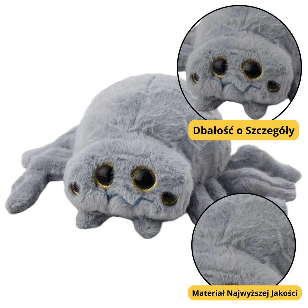 Peluche Aranha Cinzenta 30cm