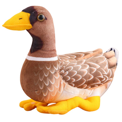 Peluche Pato Castanho Amarelo 28cm