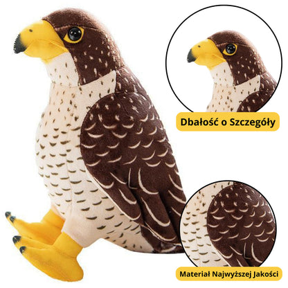 Peluche Falcão Castanho 30cm