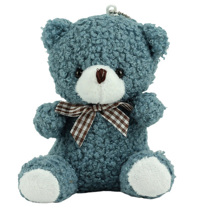 Porta-chaves Peluche Urso Azul Marinho 8cm