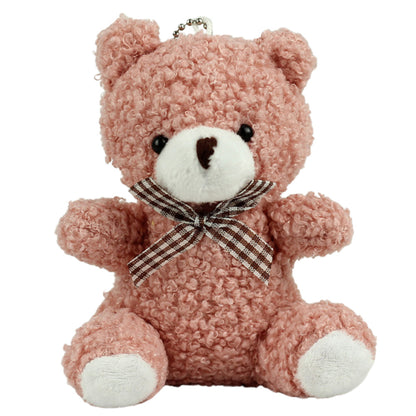 Porta-chaves Peluche Urso Rosa 8cm