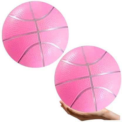 Bola de Borracha Rosa Claro Pastel 20cm