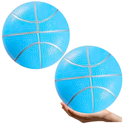 Bola de Borracha Azul Claro Pastel 20cm