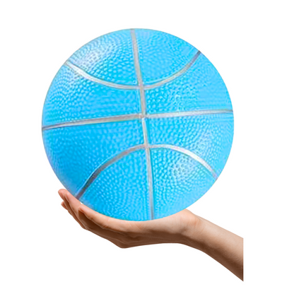 Bola de Borracha Azul Claro Pastel 20cm