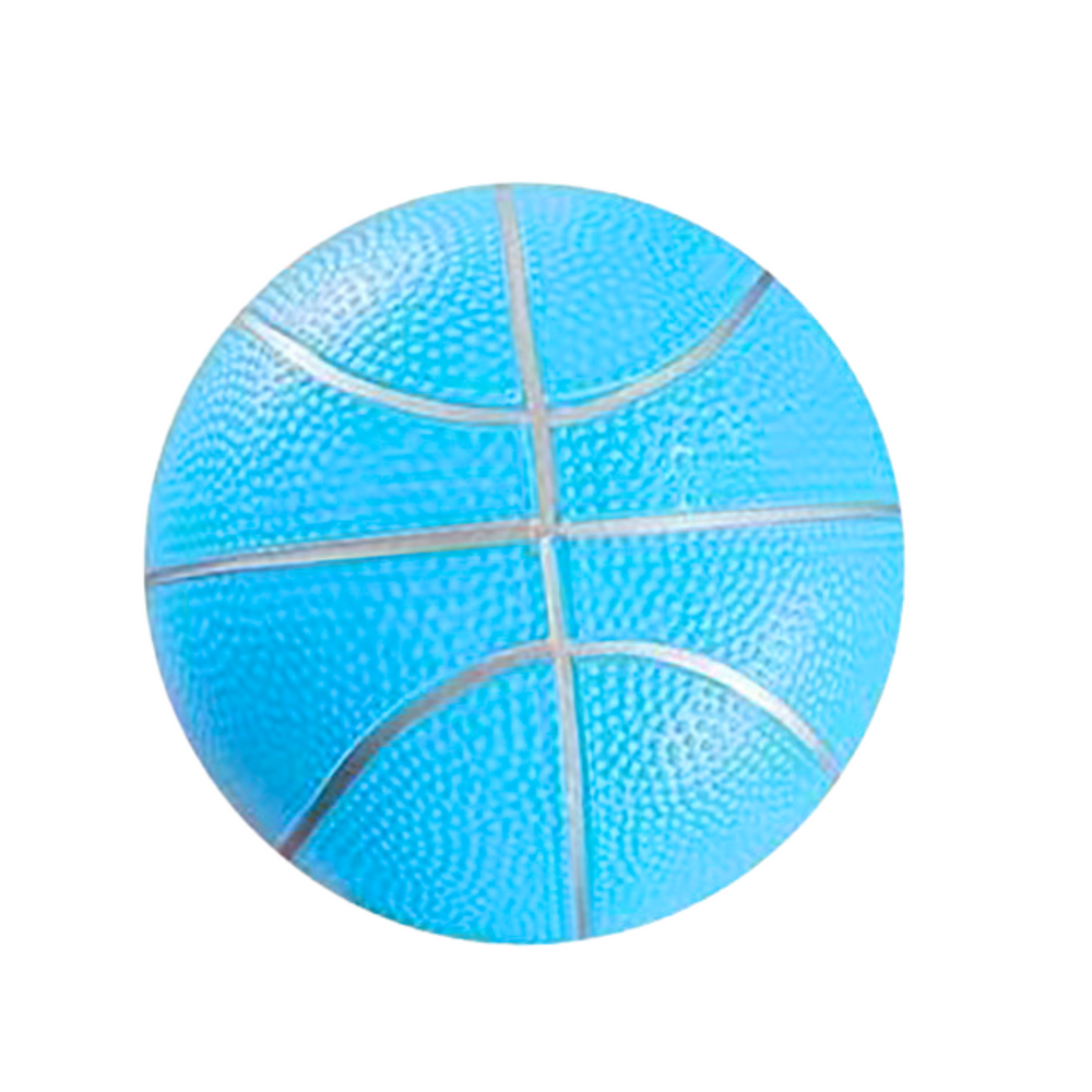 Bola de Borracha Azul Claro Pastel 20cm