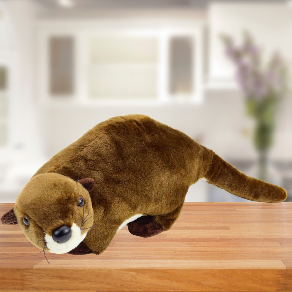 Peluche Lontra Castanha 37cm