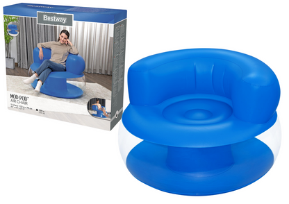 Cadeirão Insuflável Azul Bestway 112x112x70cm