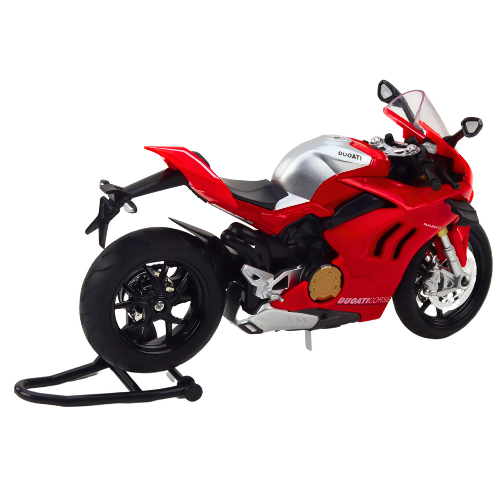 Mota Desportiva Metal Luzes e Sons Vermelha 1:12