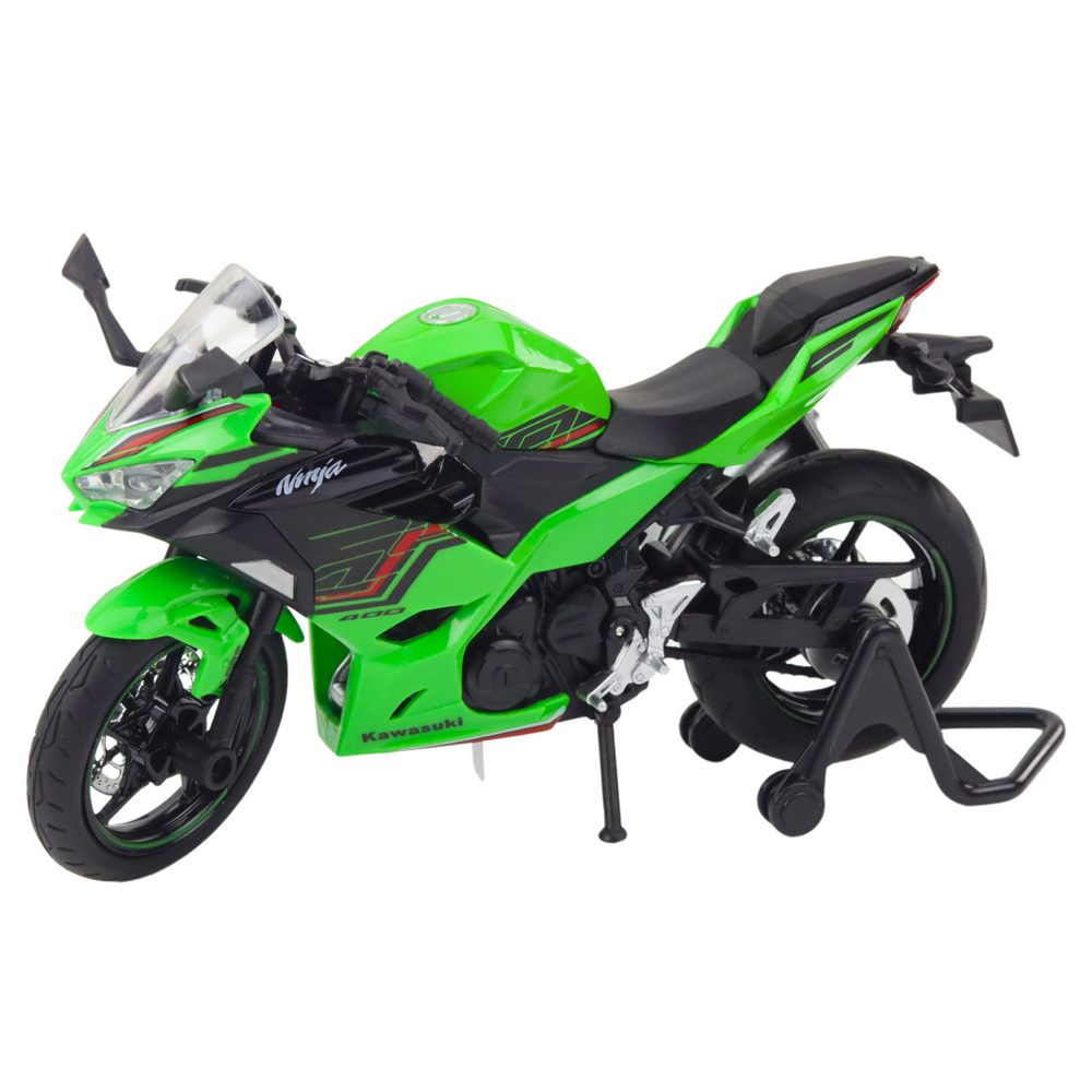 Mota Desportiva Metal Luzes e Sons Verde 1:12