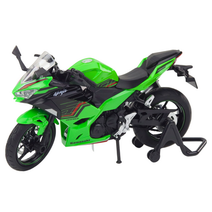 Mota Desportiva Metal Luzes e Sons Verde 1:12