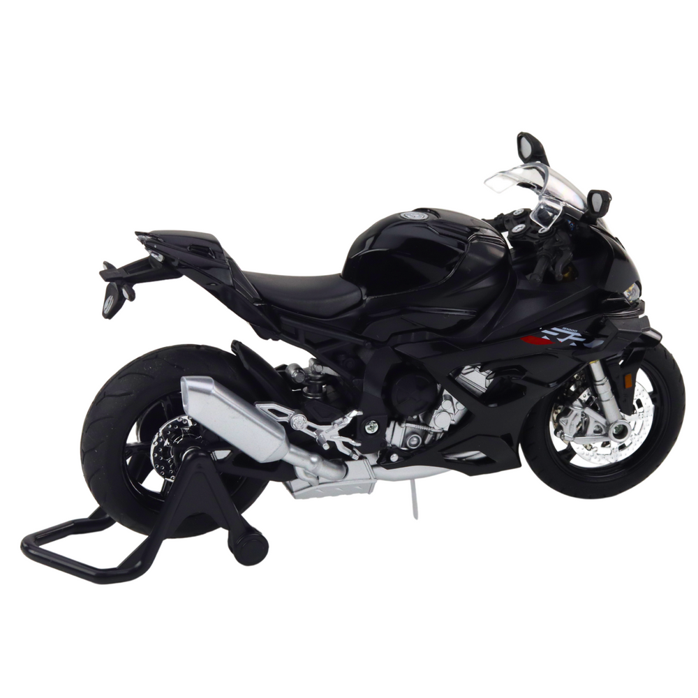 Mota Desportiva Metal Luzes e Sons Preta S1000 1:12