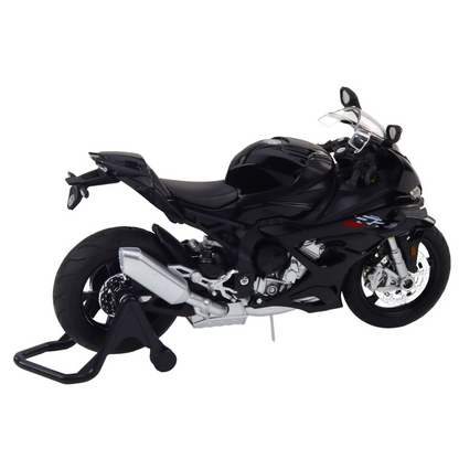 Mota Desportiva Metal Luzes e Sons Preta S1000 1:12