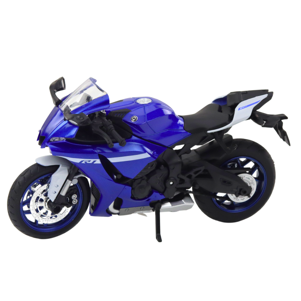 Mota Desportiva Metal Luzes e Sons Azul Marinho R1 1:12