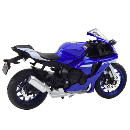 Mota Desportiva Metal Luzes e Sons Azul Marinho R1 1:12