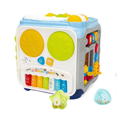 Cubo Educativo Multifunções com Luzes e Sons