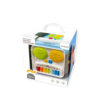 Cubo Educativo Multifunções com Luzes e Sons