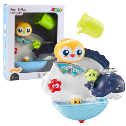 Brinquedo de Banho Interativo Pinguim Baleia