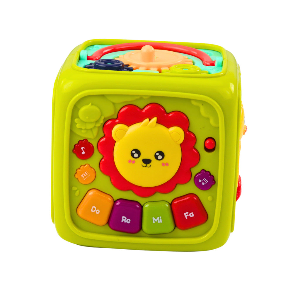 Cubo Educativo Interativo Leão Verde