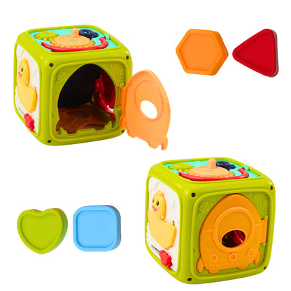 Cubo Educativo Interativo Leão Verde